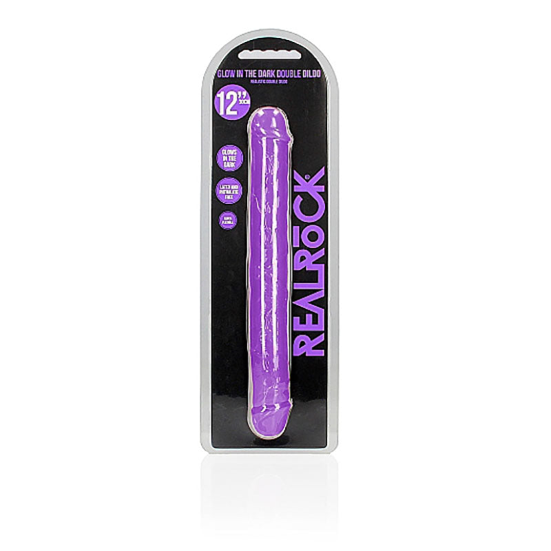 REALROCK 30 cm Double Dong Glow -  -  30 cm (12'') Double Dong