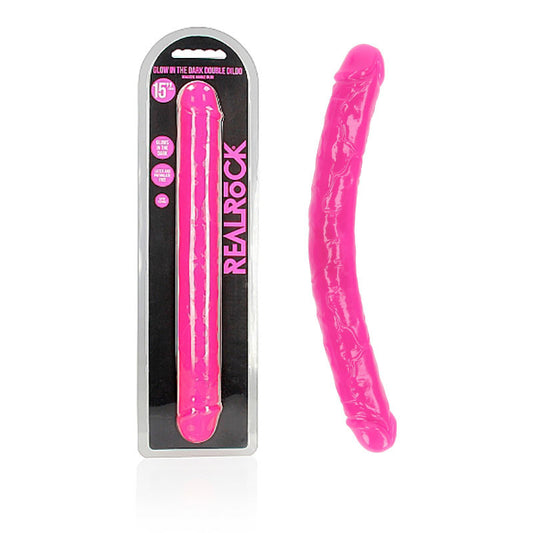 REALROCK 38 cm Double Dong Glow -  -  38 cm (15'') Double Dong
