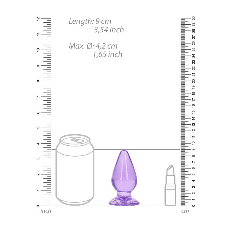REALROCK 9 cm Anal Plug -  -  9 cm (3.5'') Butt Plug