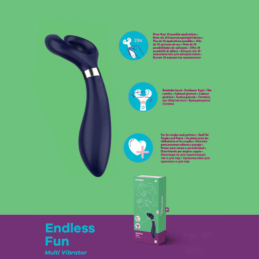 Satisfyer Endless Fun -  23.5 cm USB Rechargeable Stimulator