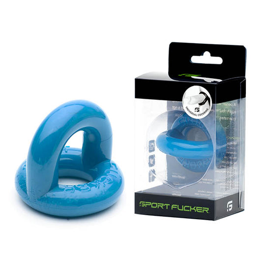 Sport Fucker Universal Cock Ring - Police  Cock & Balls Ring