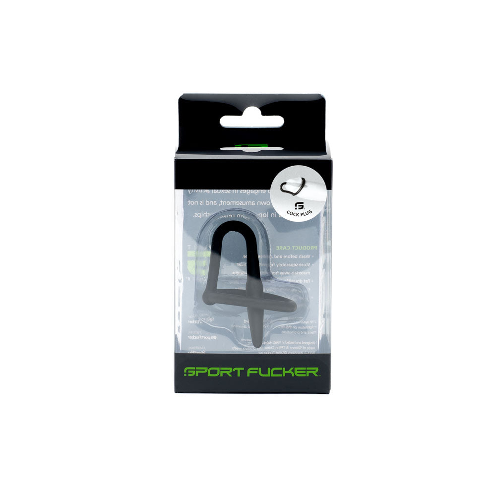 Sport Fucker Cock Plug -  Cock Ring with Urethral Sound