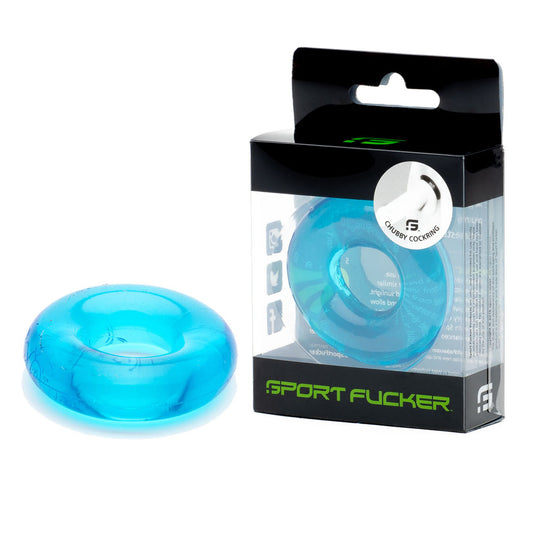 Sport Fucker Rubber Cockring - Ice  Cock Ring