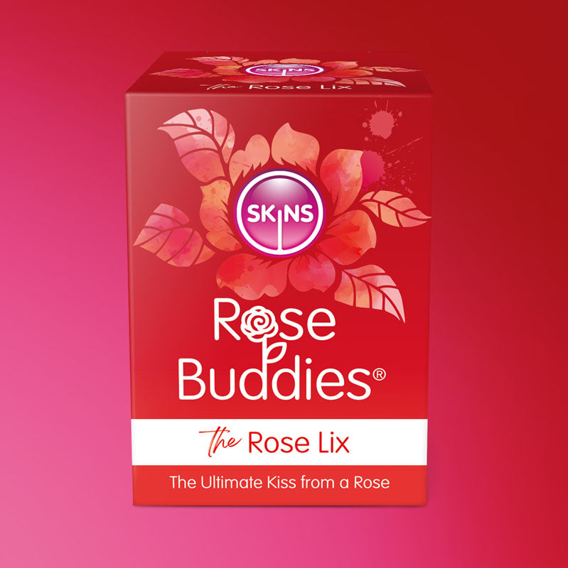 Skins Rose Buddies - The Rose Lix -  USB Rechargeable Flicking Rose Stimulator