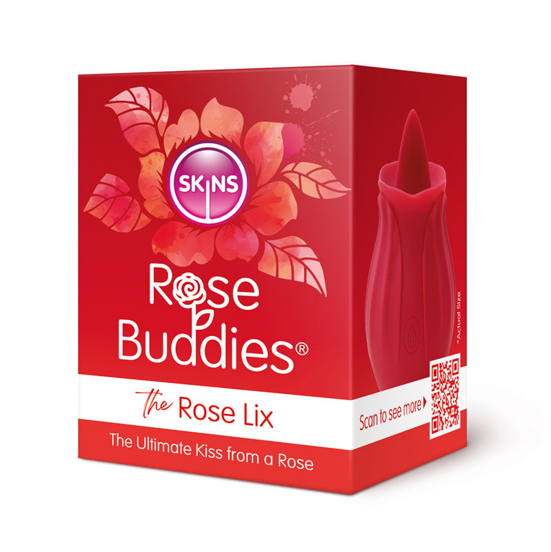 Skins Rose Buddies - The Rose Lix -  USB Rechargeable Flicking Rose Stimulator