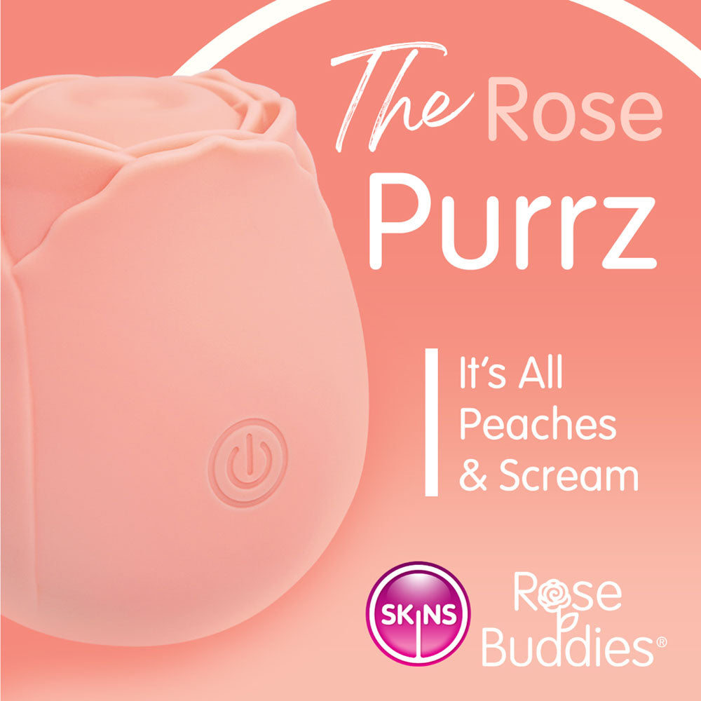 Skins Rose Buddies - The Rose Purrz - Light  USB Rechargeable Pulsing Rose Stimulator