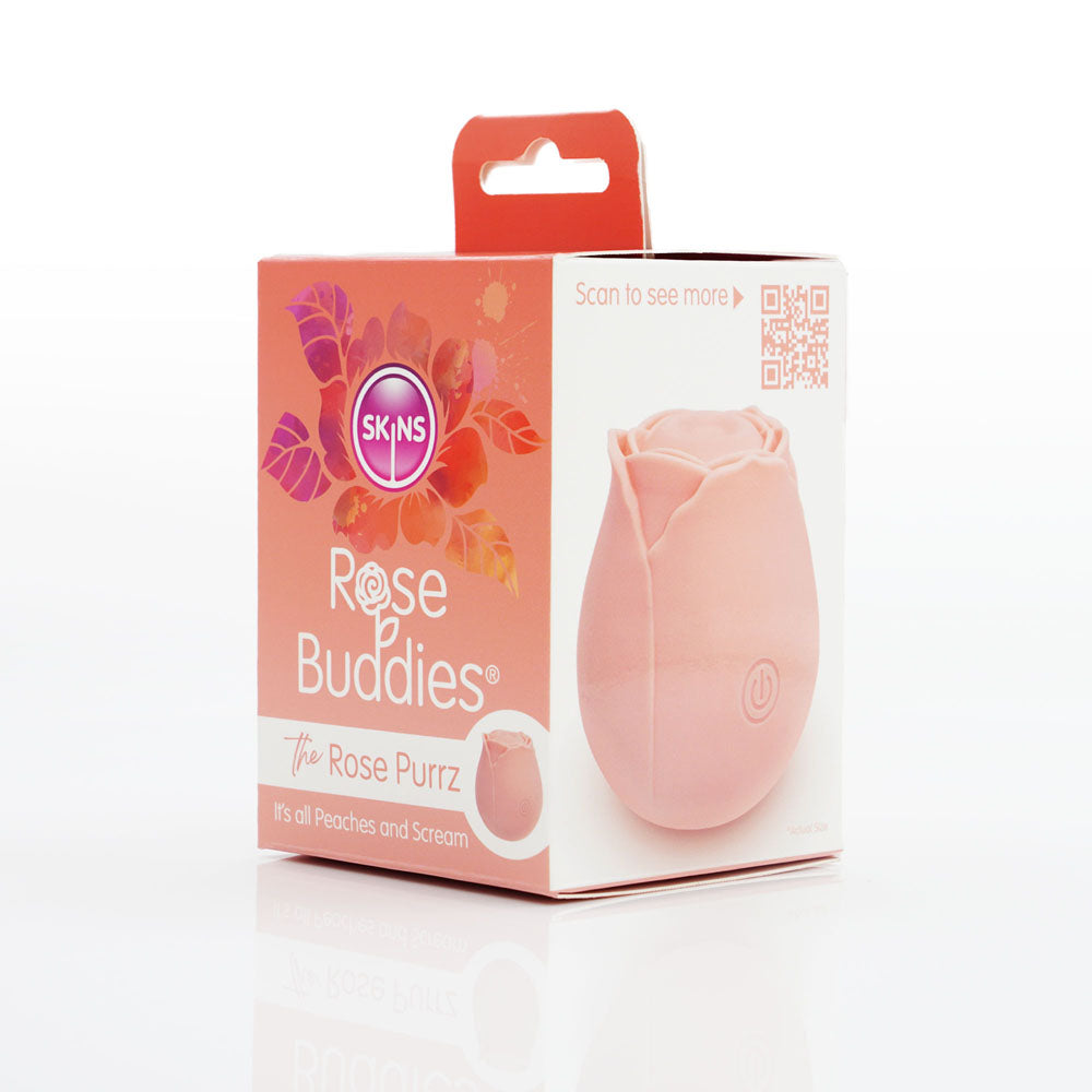 Skins Rose Buddies - The Rose Purrz - Light  USB Rechargeable Pulsing Rose Stimulator