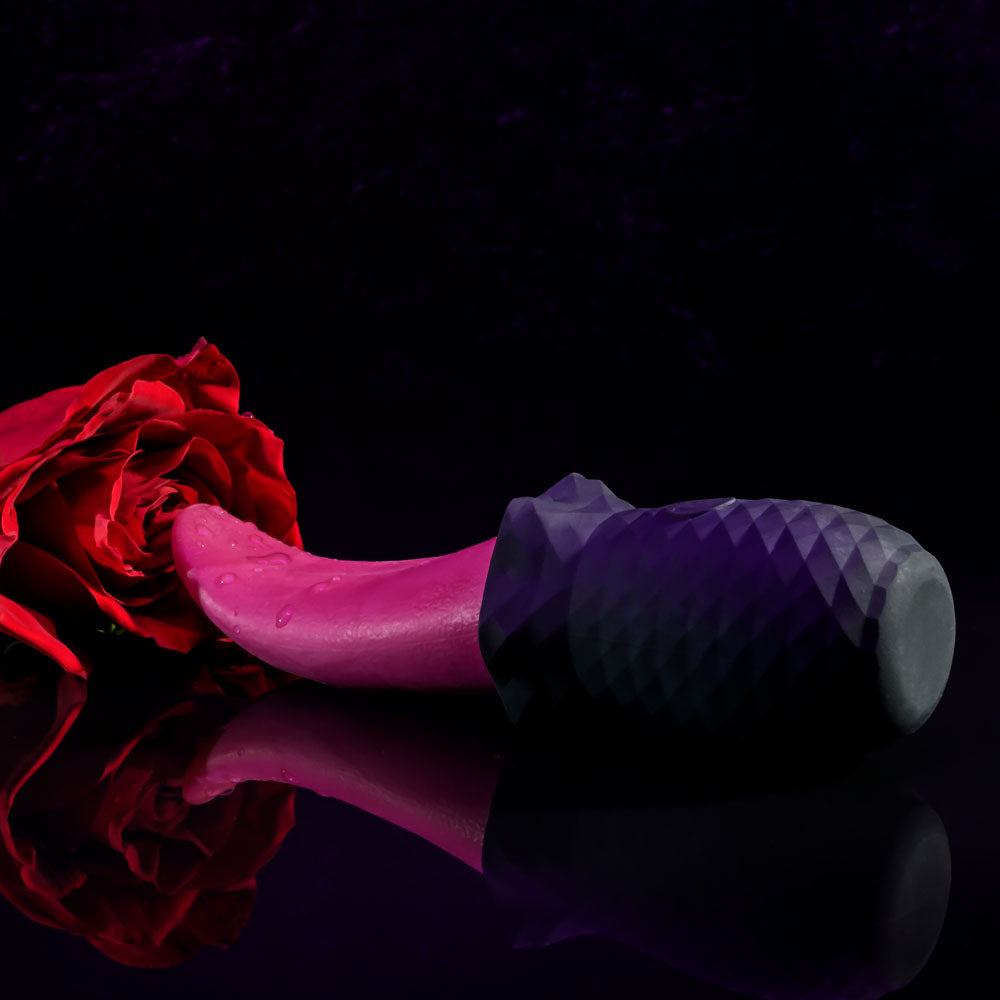 Selopa TONGUE TEASER - /Black USB Rechargeable Vibrating Tongue Stimulator