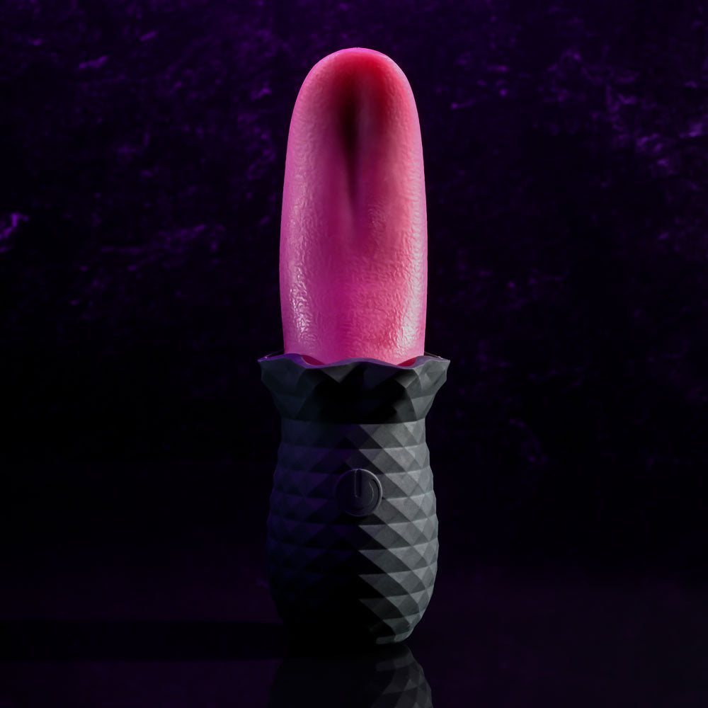 Selopa TONGUE TEASER - /Black USB Rechargeable Vibrating Tongue Stimulator