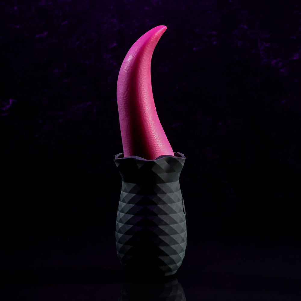 Selopa TONGUE TEASER - /Black USB Rechargeable Vibrating Tongue Stimulator