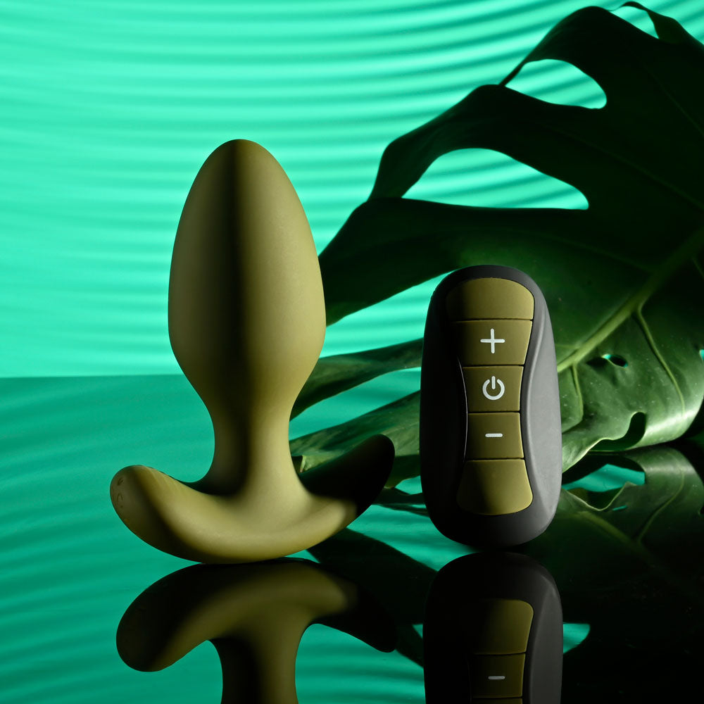Selopa THE COLONEL -  10.1 cm USB Rechargeable Vibrating Butt Plug with Wireless Remote