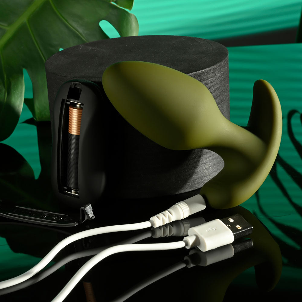 Selopa THE COLONEL -  10.1 cm USB Rechargeable Vibrating Butt Plug with Wireless Remote