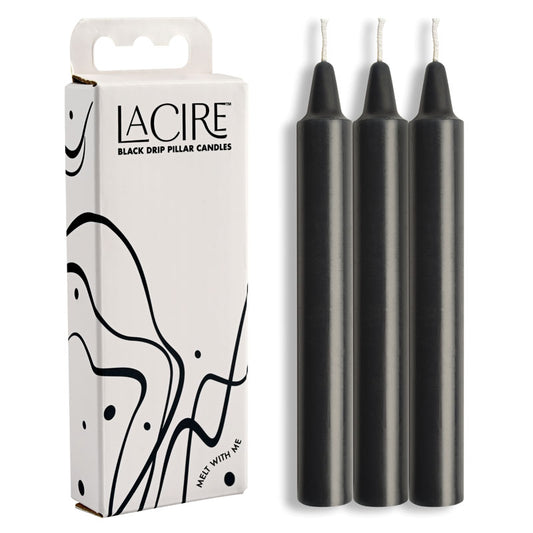 LaCire Drip Pillar Candles -  -  Drip Candles - Set of 3