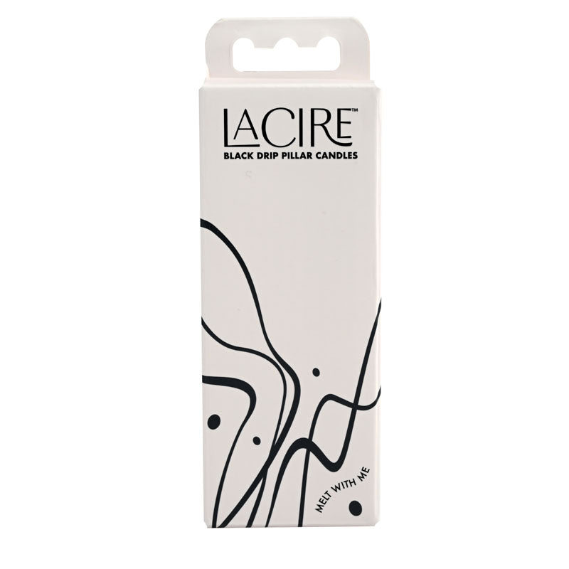 LaCire Drip Pillar Candles -  -  Drip Candles - Set of 3