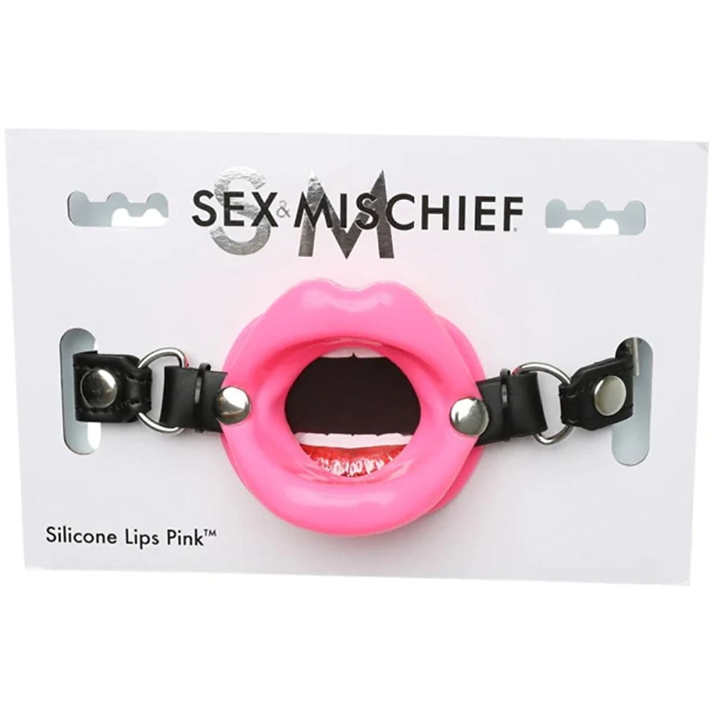 Sex & Mischief Silicone Lips Mouth Gag -  -  Mouth Restraint