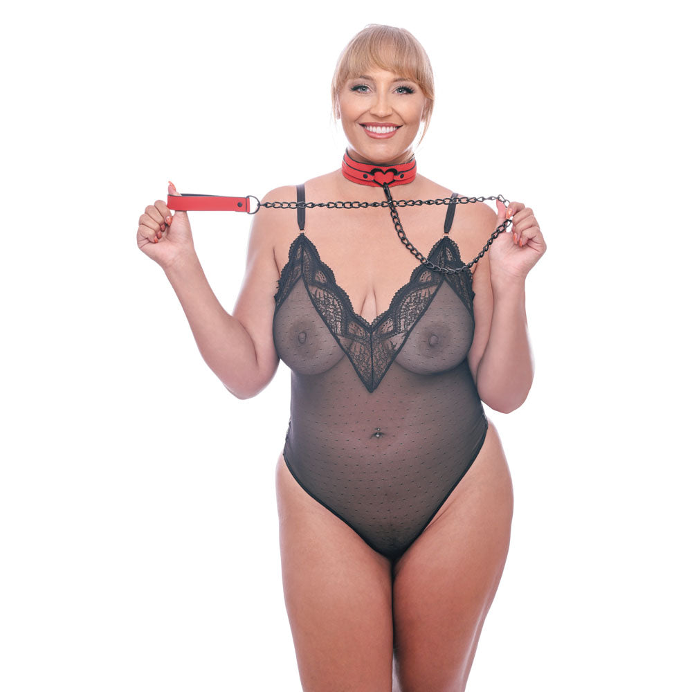 Sex & Mischief Amor Collar and Leash -  Restraint