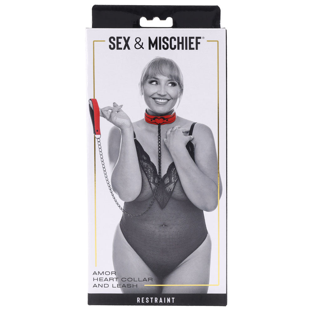 Sex & Mischief Amor Collar and Leash -  Restraint