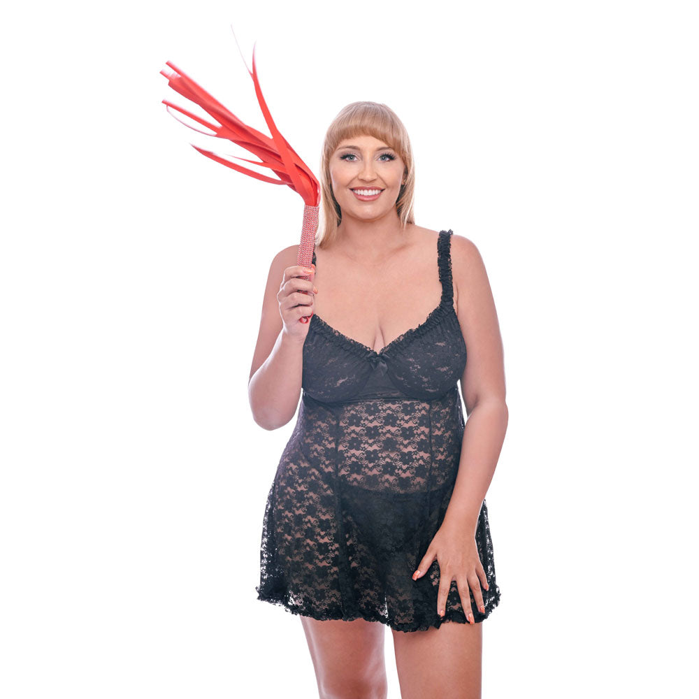 Sex & Mischief Amor Sparkle Flogger -  33 cm Flogger Whip