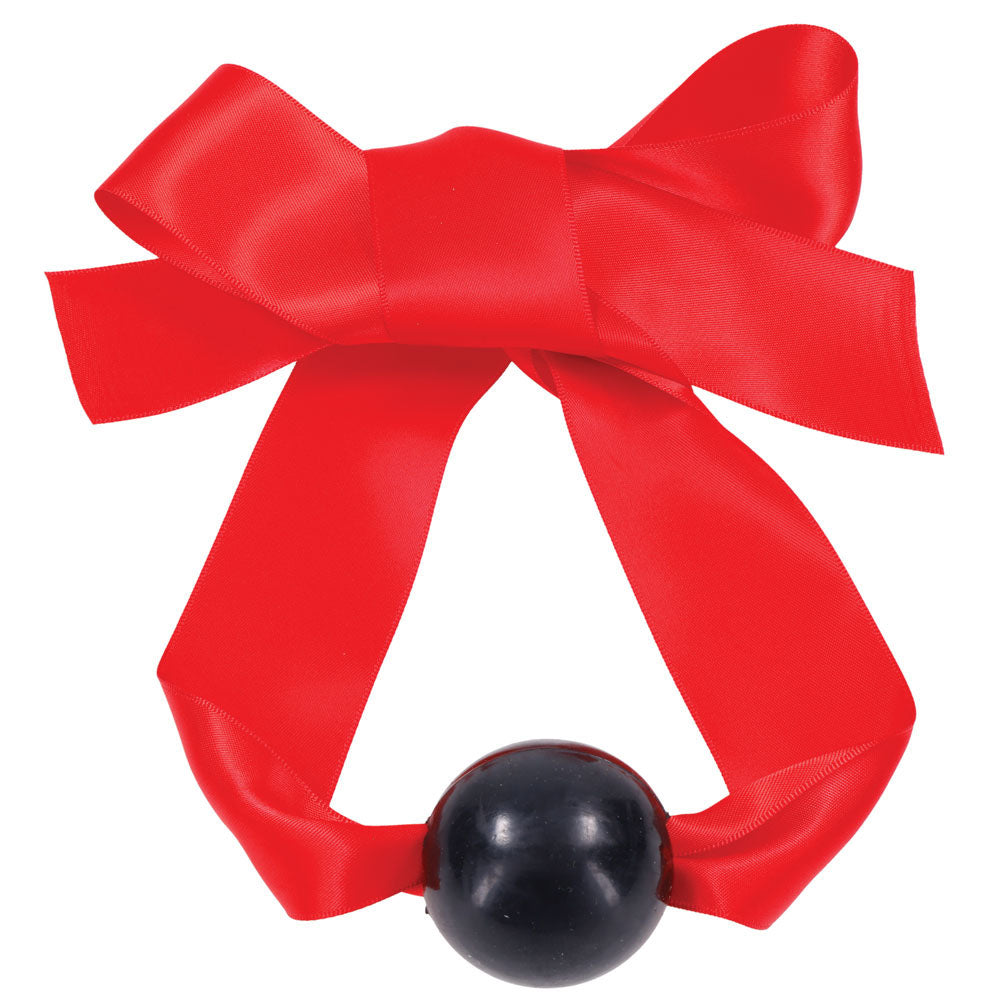 Sex & Mischief Amor Satin Ball Gag - /Black Mouth Restraint