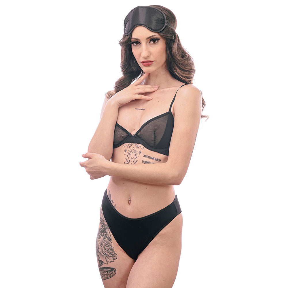 Sex & Mischief Satin Blindfold  -  Blindfold