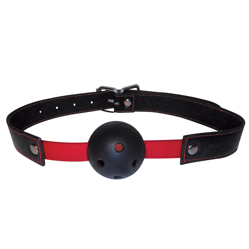 Sex & Mischief Hush Ball Gag - /Red Mouth Restraint
