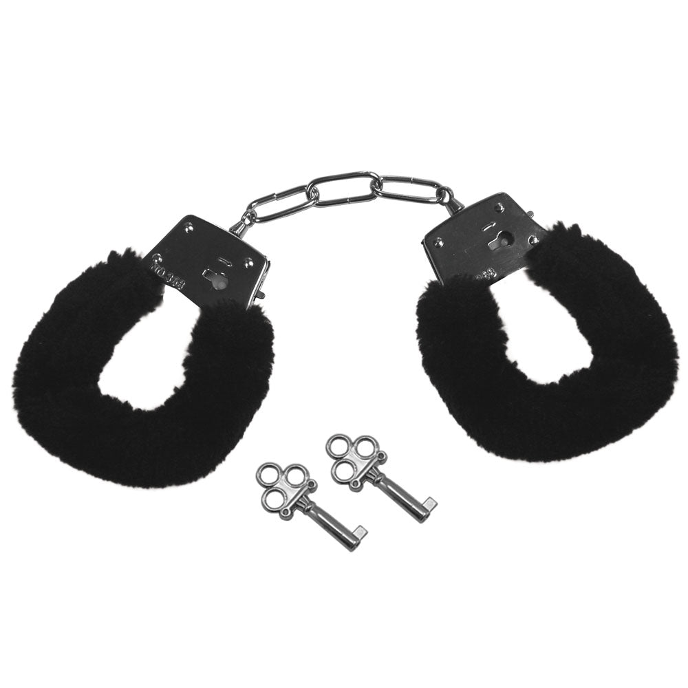Sex & Mischief Furry Handcuffs -  -  Restraints