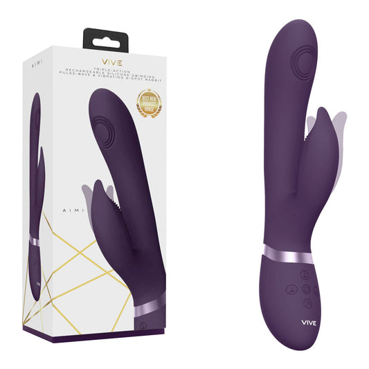 VIVE Aimi -  -  22.3 cm USB Rechargeable Rabbit Vibrator