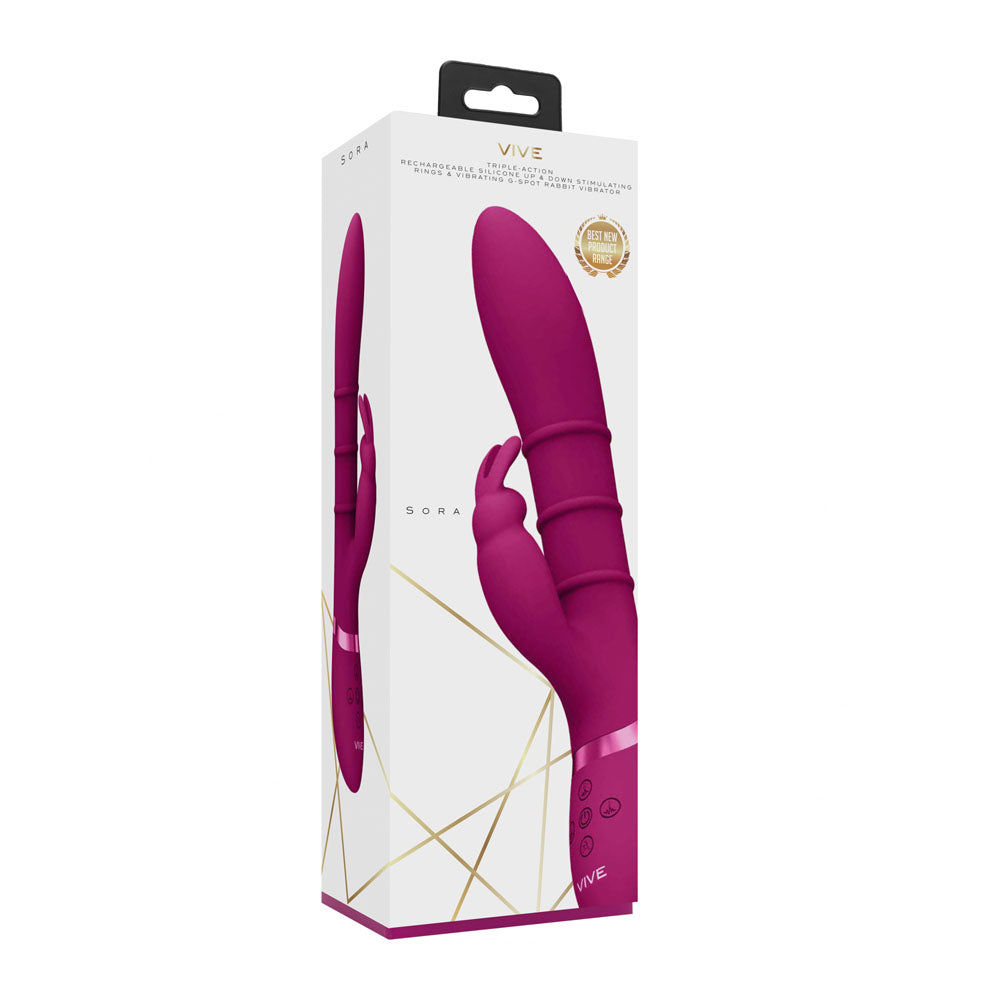 VIVE Sora -  -  24.2 cm USB Rechargeable Rabbit Vibrator