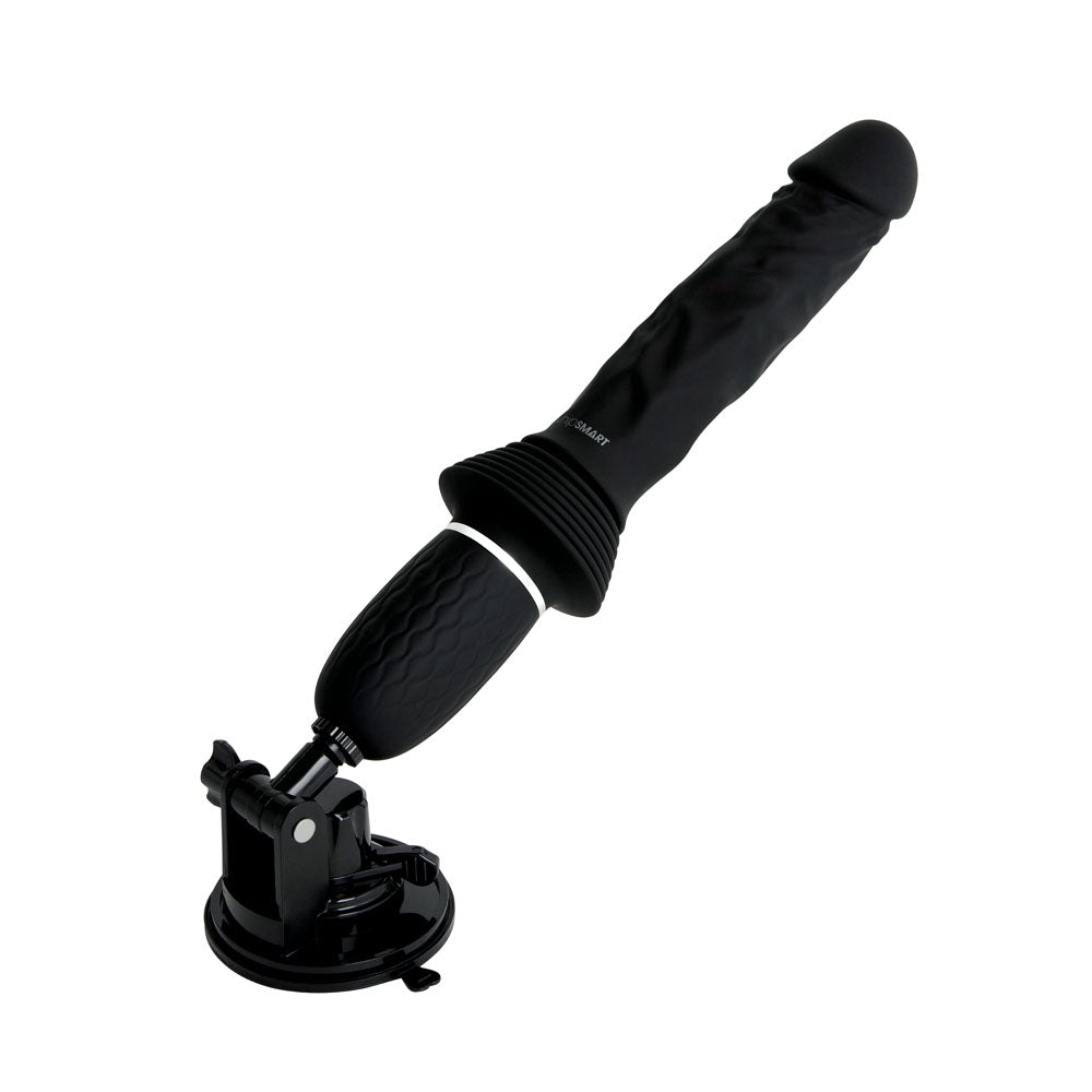 WhipSmart Thrusting Cock -  30 cm USB Rechargeable Thrusting Vibrator with Suction Mount