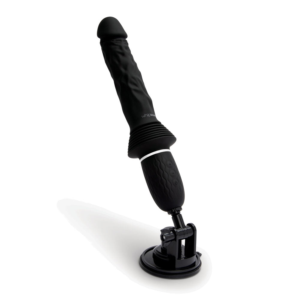 WhipSmart Thrusting Cock -  30 cm USB Rechargeable Thrusting Vibrator with Suction Mount