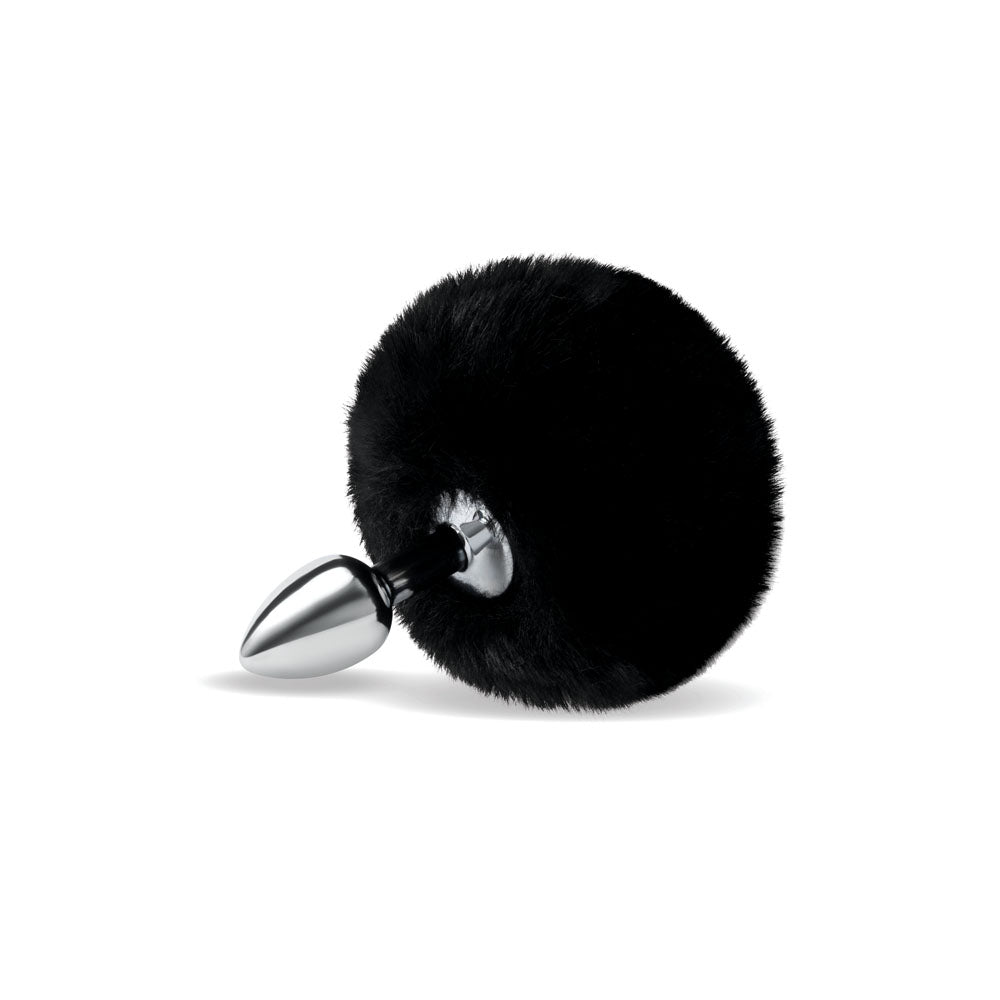 WhipSmart Furry Tales  Bunny Tail - Metal 6.3 cm Butt Plug with  Bunny Tail
