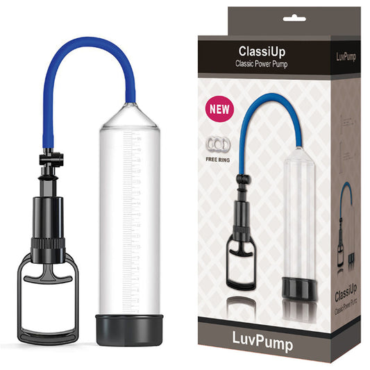 LuvPump ClassiUp Classic Power Pump - Medium -  Penis Pump