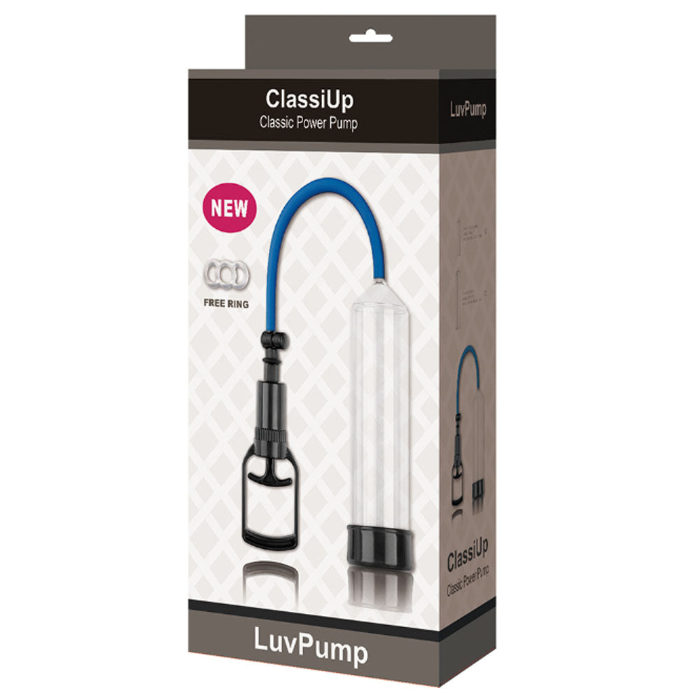 LuvPump ClassiUp Classic Power Pump - Medium -  Penis Pump