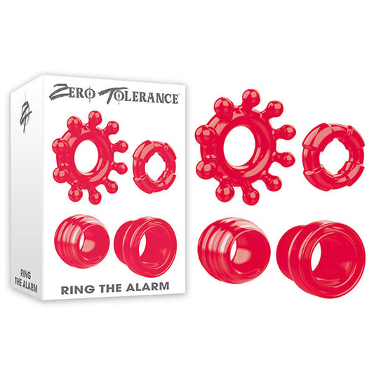 Zero Tolerance Ring The Alarm -  Cock Rings - Set of 4
