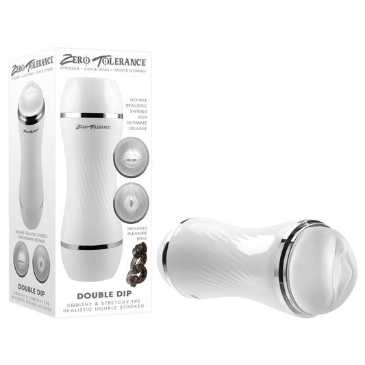 Zero Tolerance DOUBLE DIP - /Clear 21.2 cm Double Ended Stroker