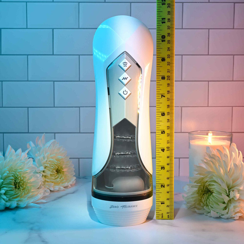 Zero Tolerance STROKING BUDDY -  USB Rechargeable Vibrating & Thrusting Stroker