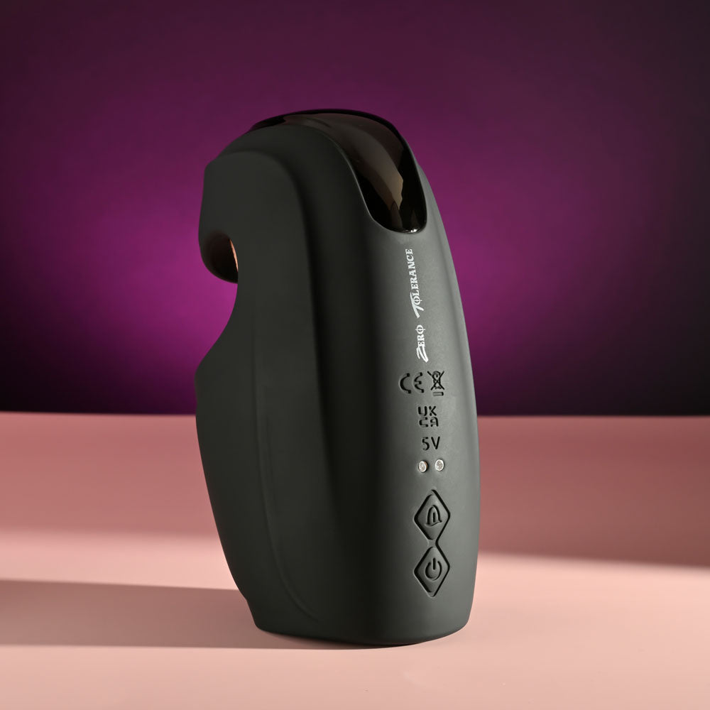Zero Tolerance LICK THE TIP -  USB Rechargeable Vibrating & Flicking Masturbator