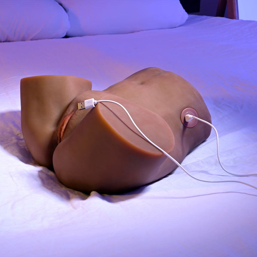 Zero Tolerance COME PLAY WITH ME - Dark -  Lifesize USB Rechargeable Thrusting Torso Masturbator